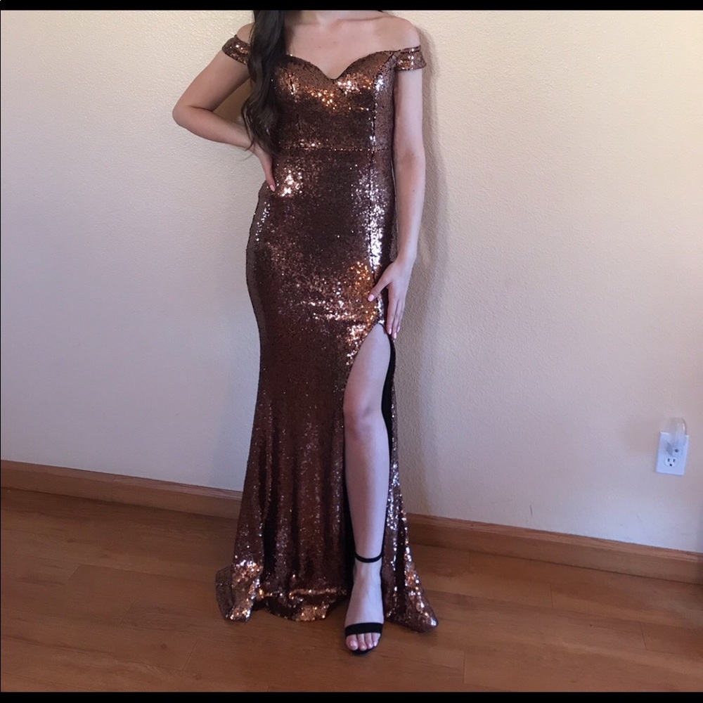 Sequin gown